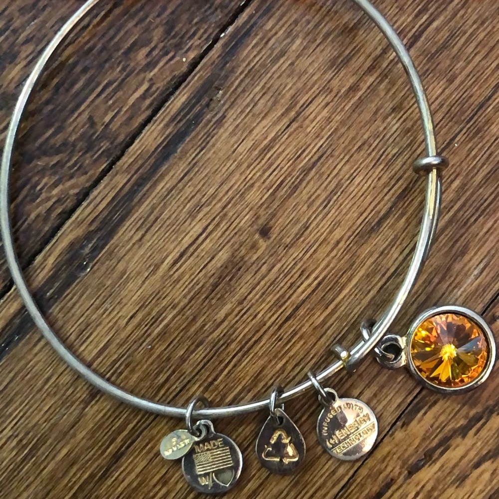 Topaz citrine November Alex and ani